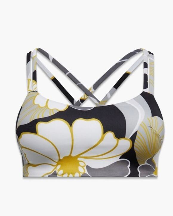 Savage X Fenty Other - Savage X Fenty On Rhipeat Sports Bra Sweet Olive Yellow Petal Trippin 1X